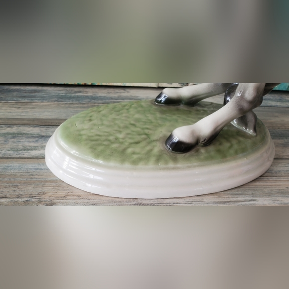 ***SOLD***Antique Keramos Porcelain Figurine Vienna Stallion Figurine - Picture 8 of 11